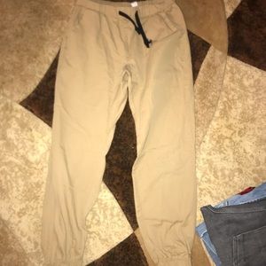 Men’s Khaki Joggers